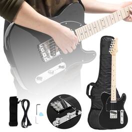 Winado - 39" GTL Electric Guitar for Music Lover, SS Pickups Maple Fingerboard with Accessories Pack Guitar Bag