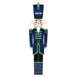 Fan Creations - Seattle Seahawks 46" Nutcracker Leaner - Multicolor