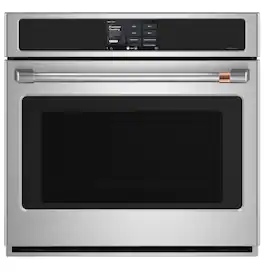 Café - 30" Smart Built-In Single Electric Convection Wall Oven with Air Fry and Precision Cooking Modes - Stainless Steel