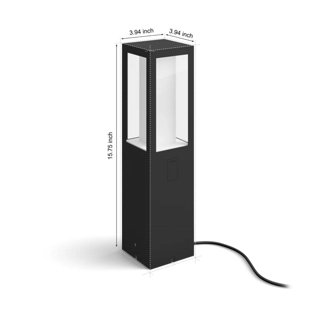 3.94 inch  
3.94 inch  
15.75 inch