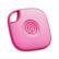 Front. Tile by Life360 - Life360 Tile Bluetooth Tracker, Keys Finder and Item Locator. iOS and Android Compatible. 1-Pack - Pink Punch.
