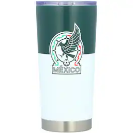 Logo Brands - Mexico National Team 20oz. Colorblock Stainless Steel Tumbler - Green