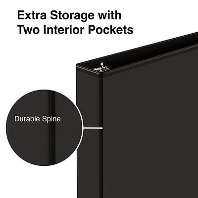 Extra Storage with Two Interior Pockets  
Durable Spine