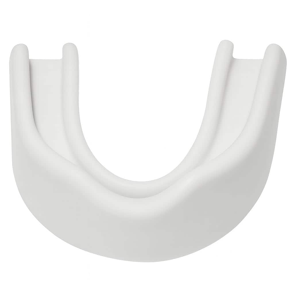 Amber Sporting Goods - Breathable Boil & Bite MMA Mouth Guard for Boxing & Wrestling, Super Tough Combat Mouthpiece – - White