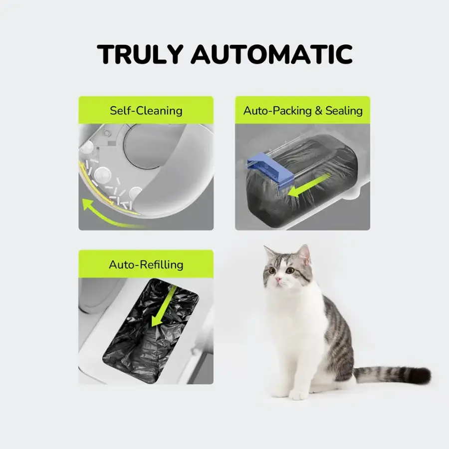 TRULY AUTOMATIC Self-Cleaning Auto-Packing & Sealing Auto-Refilling