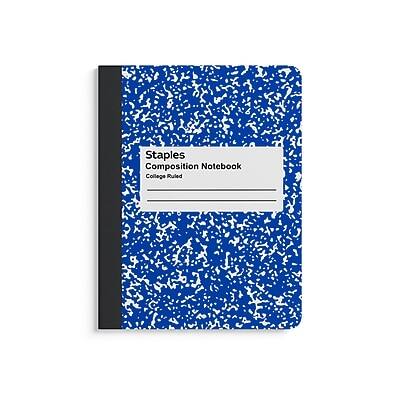 Staples Composition Notebook  
College Ruled