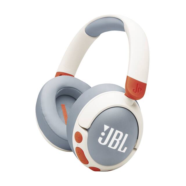JBL - Junior 470NC Wireless Noise Cancelling Kids Over-Ear Headphones - 2025 - White