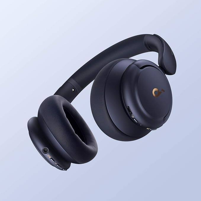Alt View 2. Soundcore - Life Q30 by Anker with USB C Charger Block 20W,Hybrid Active Noise Cancelling Headphones with Multiple Modes.