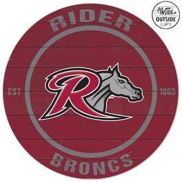 Jardine - Rider Broncs 20'' x 20'' Indoor/Outdoor Team Color Circle Sign - Maroon