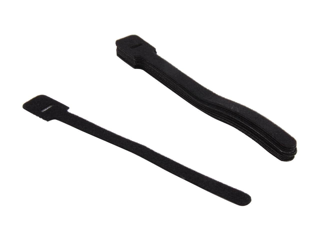 VT-9-BK Nippon Labs 9" Velcro Resuable Ties Black Color 10pcs/bag