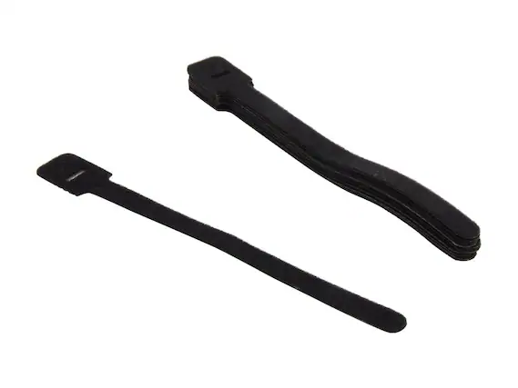 Front. Nippon Labs - Nippon Labs VT-9-BK Nippon Labs 9" Velcro Resuable Ties Black Color 10pcs/bag.