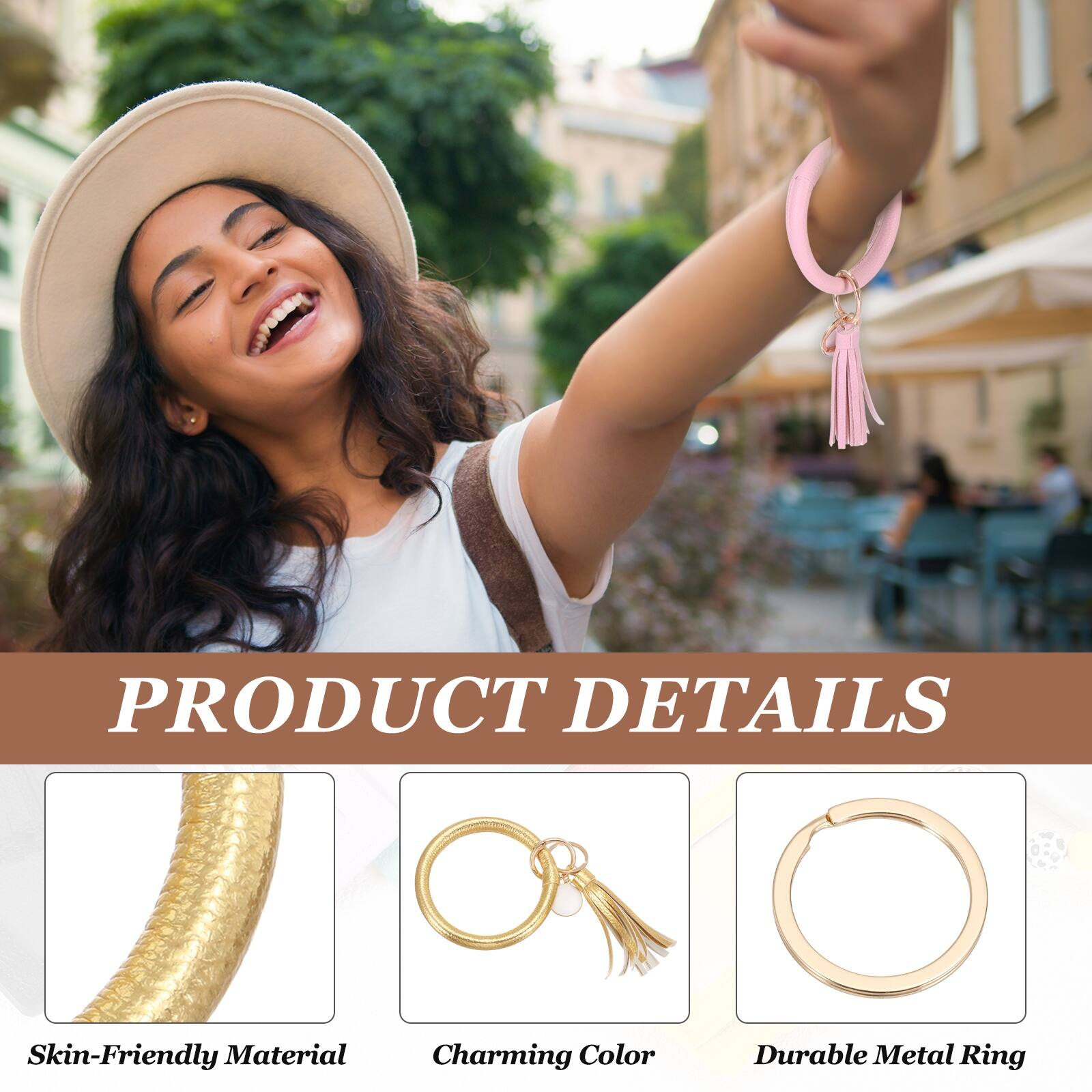 PRODUCT DETAILS
- Skin-Friendly Material
- Charming Color
- Durable Metal Ring