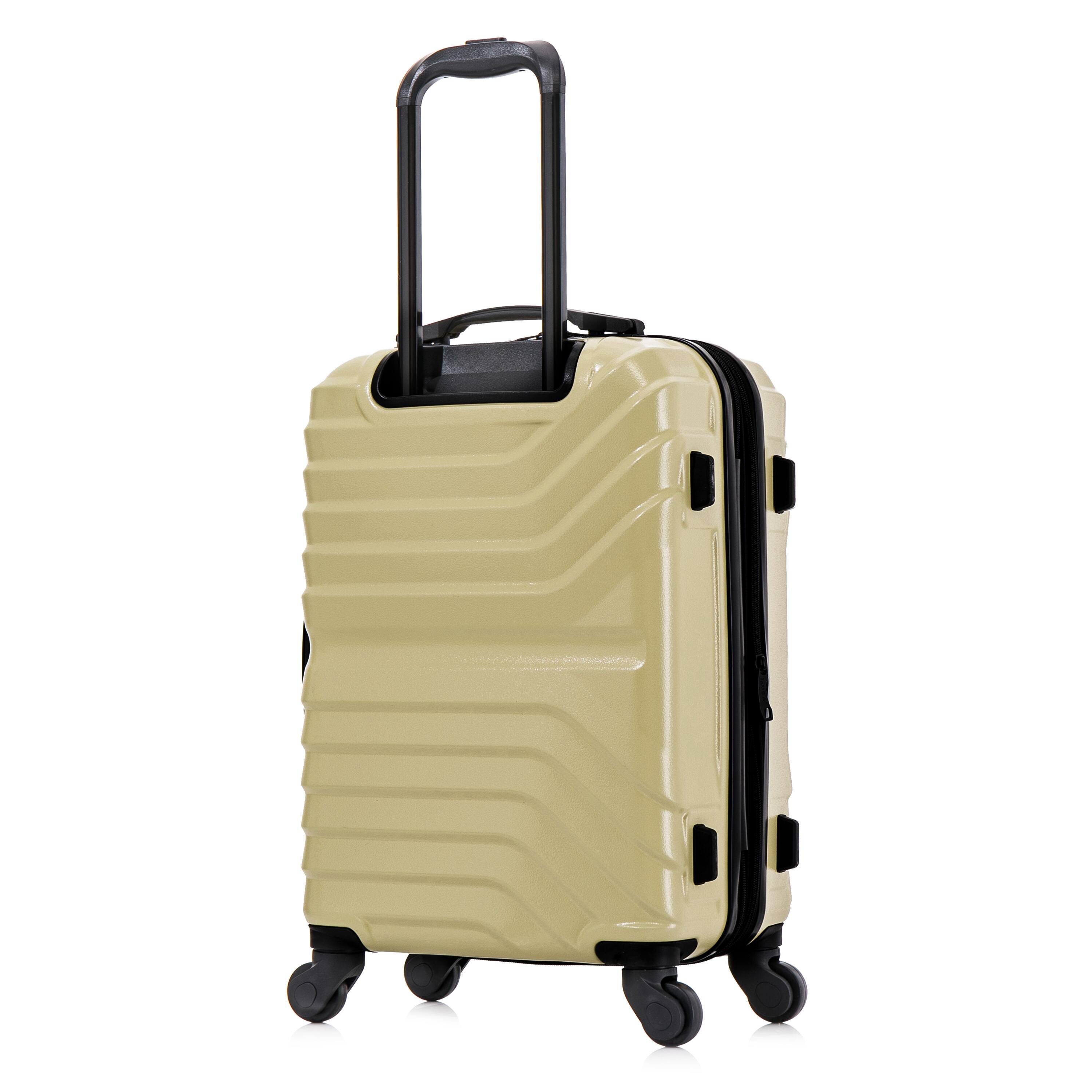 Alt View 1. InUSA - Aurum lightweight hardside spinner luggage 20" carry-on - CHAMPAGNE.