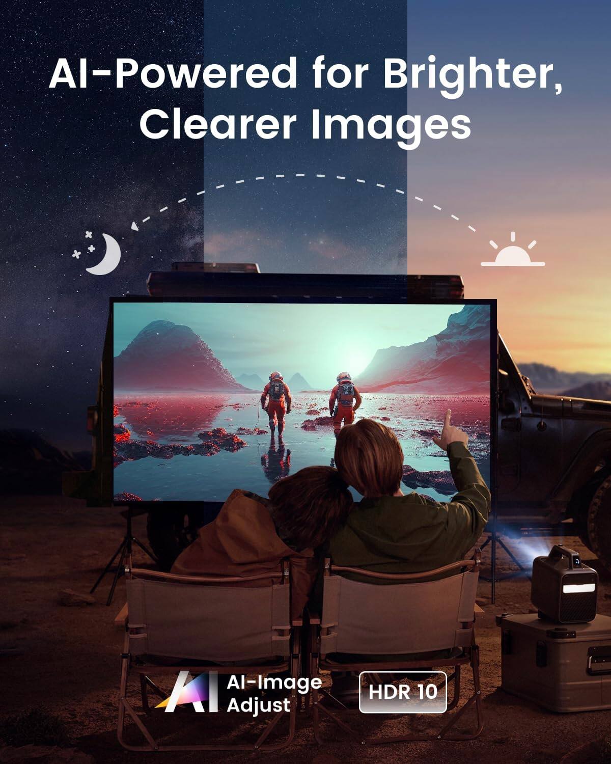 Al-Powered for Brighter, Clearer Images, Al-Image Adjust, HDR 10
