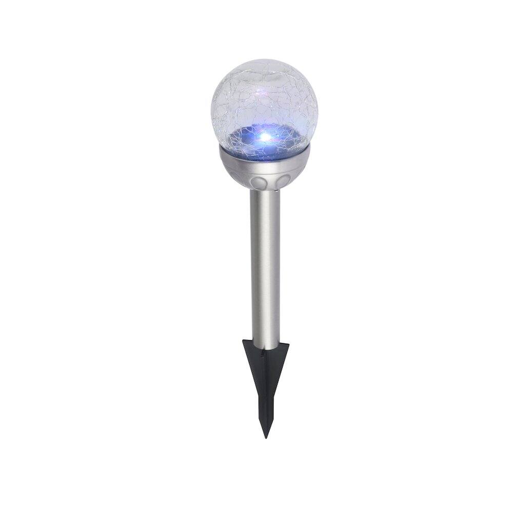 Back. Living District - Outdoor LED RGB Pathway Light, Pack of 4 - Silver.