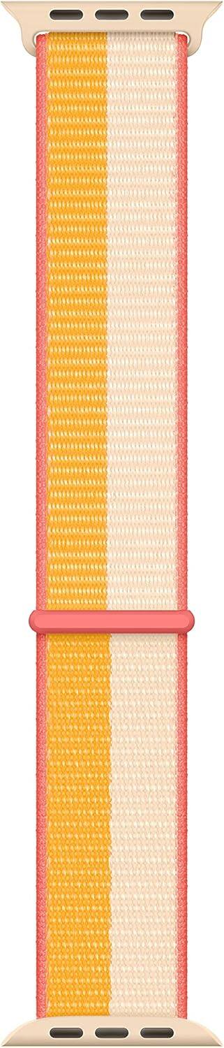 Apple - Watch Band - Sport Loop (41mm) - Maize/White - Regular - Yellow