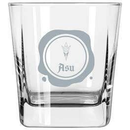 Logo Brands - Arizona State Sun Devils 14oz. Frost Stamp Old Fashioned Glass - Multicolor