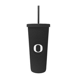Logo Brands - Oregon Ducks 24oz. Logo Studded Tumbler - Multicolor