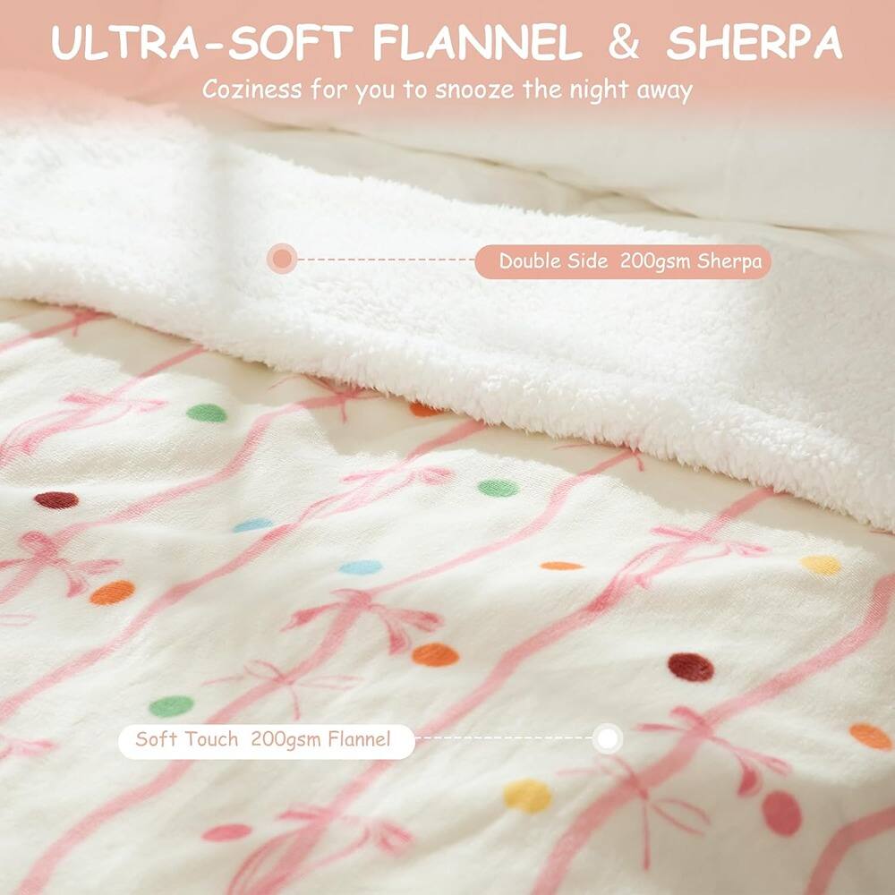 ULTRA-SOFT FLANNEL & SHERPA  
Coziness for you to snooze the night away  

Double Side 200gsm Sherpa  

Soft Touch 200gsm Flannel