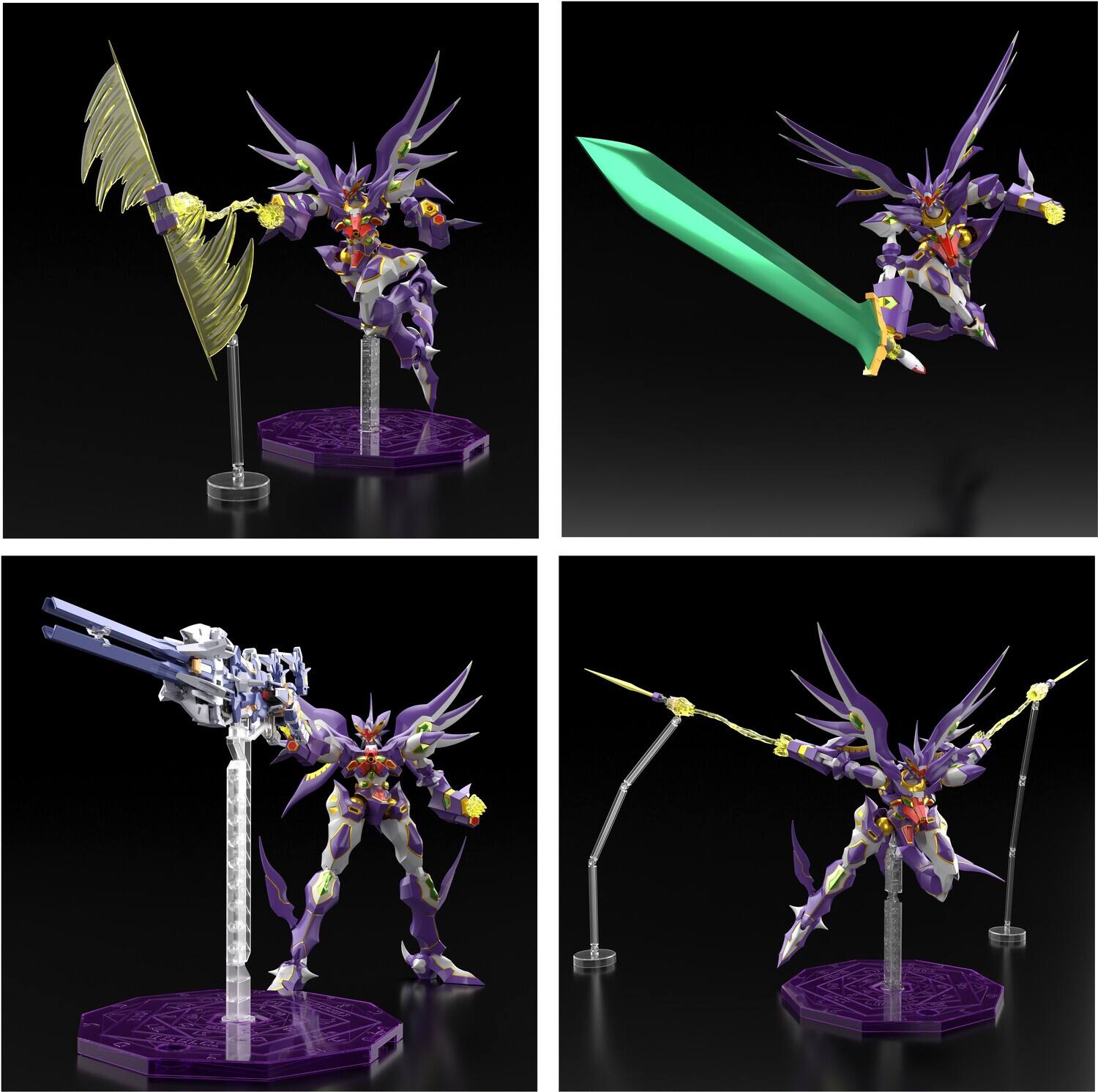 Alt View 4. Bandai - Shokugan - Super Robot Wars: OG - SMP - R-GUN Rivale & Wildschwein Model Kit   - Collectibles - Multicolor.
