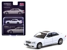 Mercedes-Benz S-Class Wald "Lamley Special Edition" Alabaster "Global64" Series 1/64 Diecast Model by Tarmac Works - White