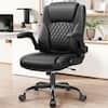Front. KERDOM - Swivel Tilt Gamer Ergonomic Computer Chair with Lumbar Support, Height Adjustable, Adjustable Arms Space Saving - Black.