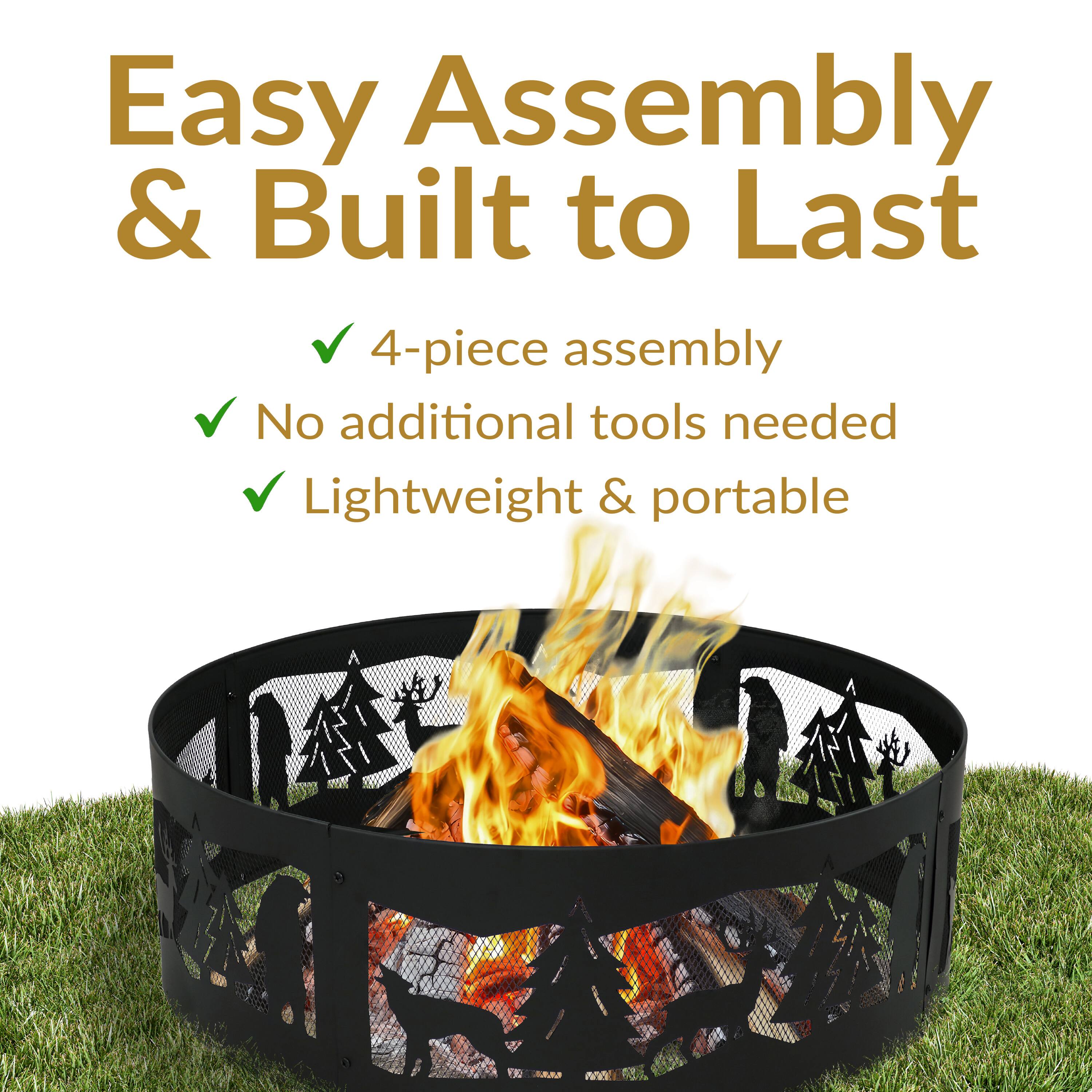 Easy Assembly & Built to Last

- 4-piece assembly
- No additional tools needed
- Lightweight & portable