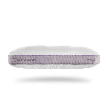 Front. Bedgear - High Pillow (20x 26) - White.