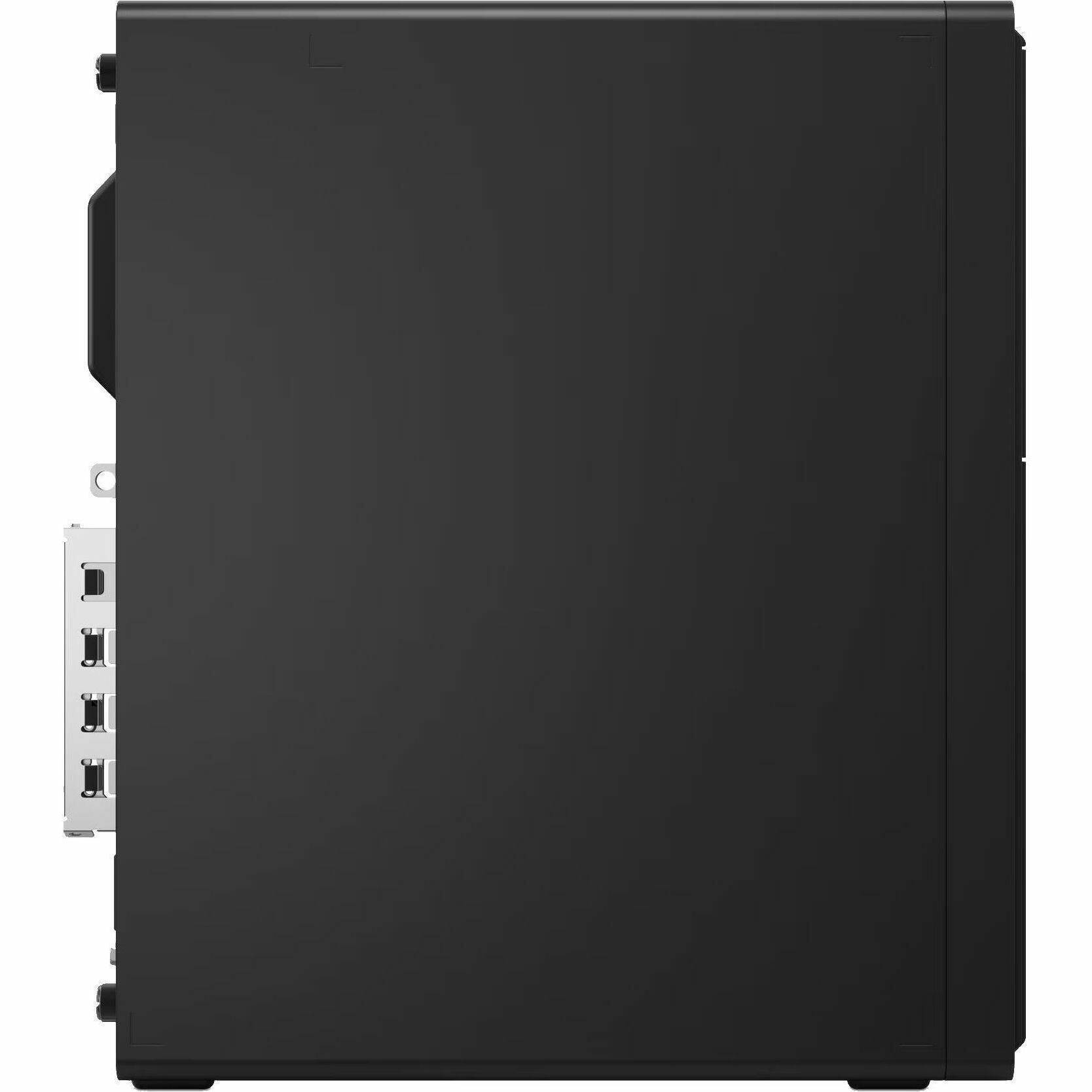 Alt View 1. Lenovo - Lenovo ThinkCentre M70s Gen 6 12YK000QUS Desktop Computer - Intel Core Ultra 7 2nd Gen 265 - vPro Technology - 16 GB - Black.