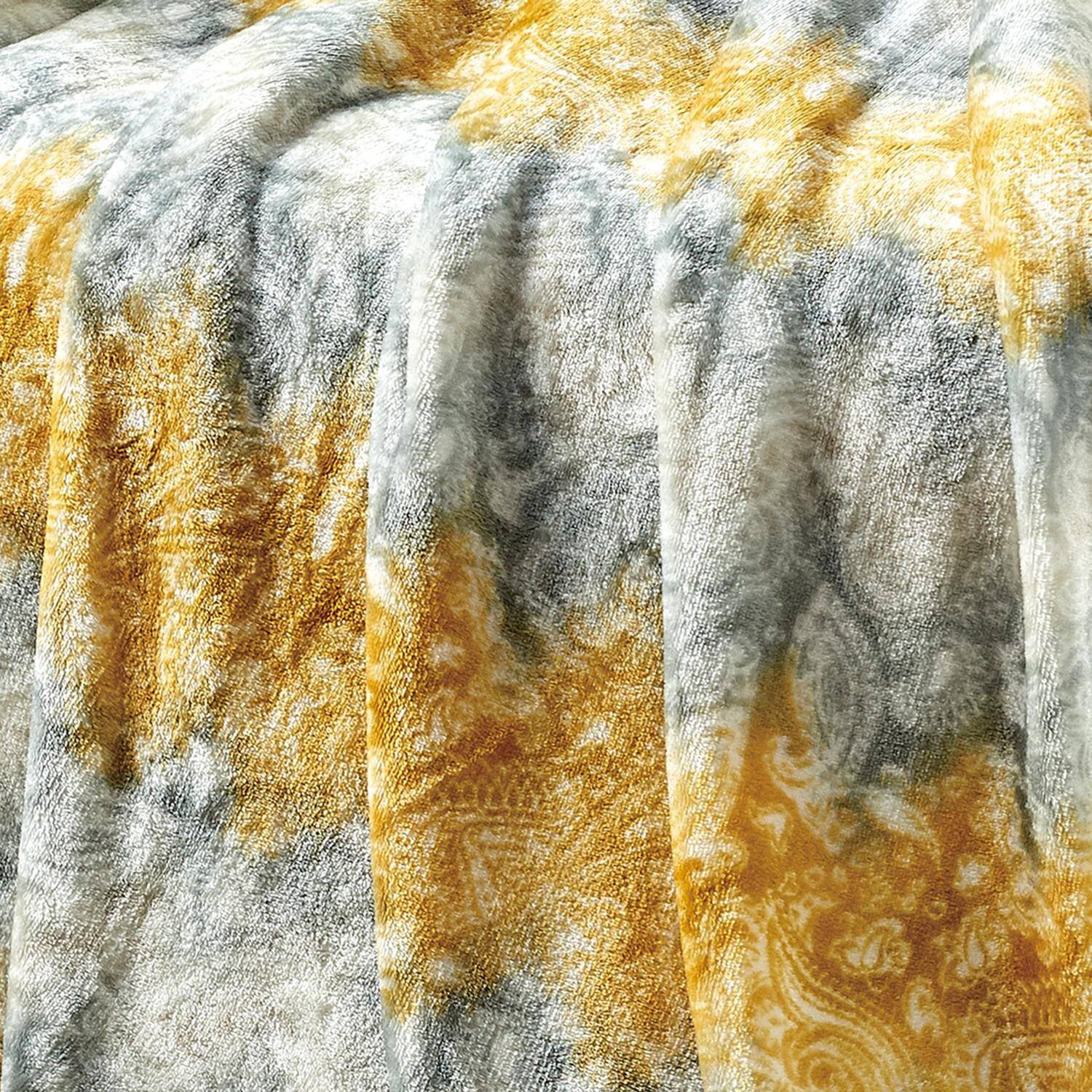 Alt View 3. Noble House - Plazatex Cillia Micro Plush Decorative All Season Throw Blanket 50" x 60" Multicolor - Multicolor.