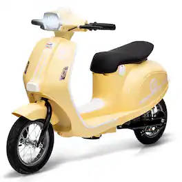 Jojoka - Kids Motorcycle 24v 350w Electric Ride-on, 14MPH Max, Waterproof Design - Beige