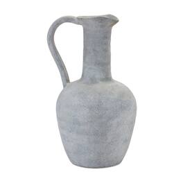 BreeBe - Grey Pitcher Vase 12"H - Gray