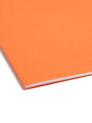 Alt View 4. Smead - Reinforced Classification Folders, 1/3-Cut Tab, Letter Size, Orange, 50/Box  - Orange.