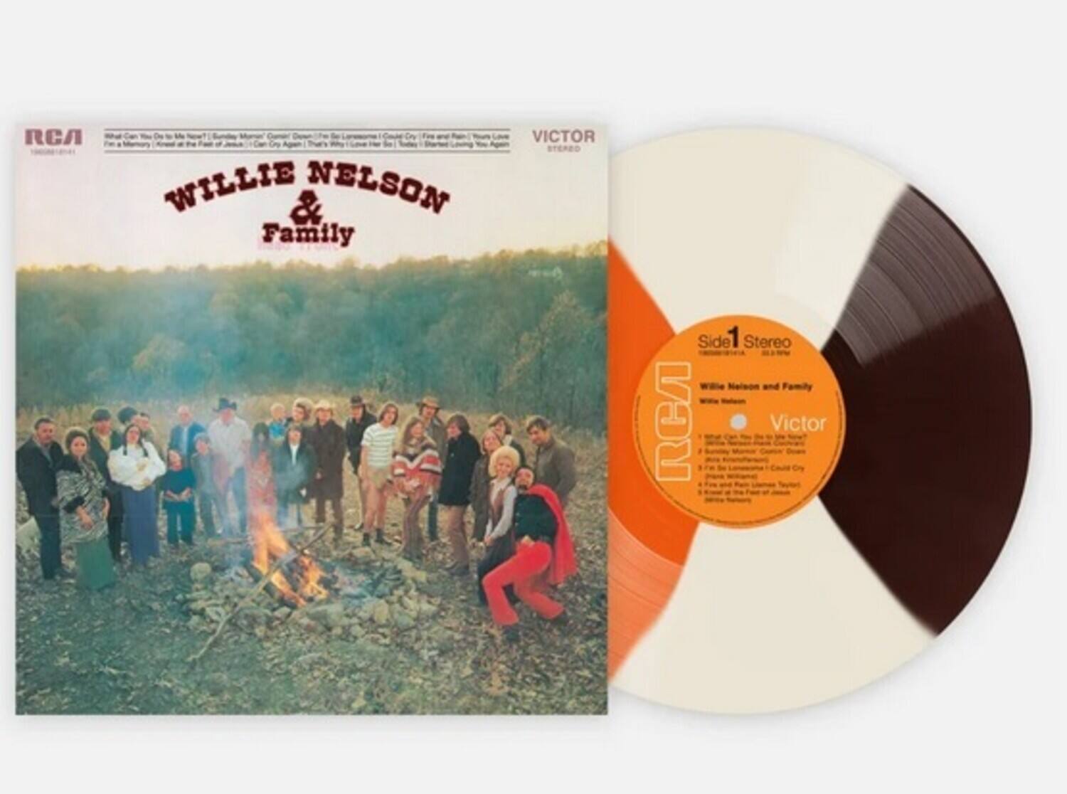Willie Nelson - Willie Nelson & Family - 180-Gram 'Campfire Quad' Colored Vinyl   - VINYL LP price history on PriceWatchPro
