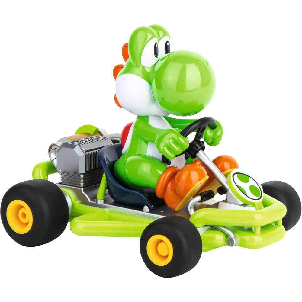 Alt View 1. Carrera - Carrera 370200988 2.44 GHz Mario Kart Pipe Kart RC Car - Yoshi - Black.