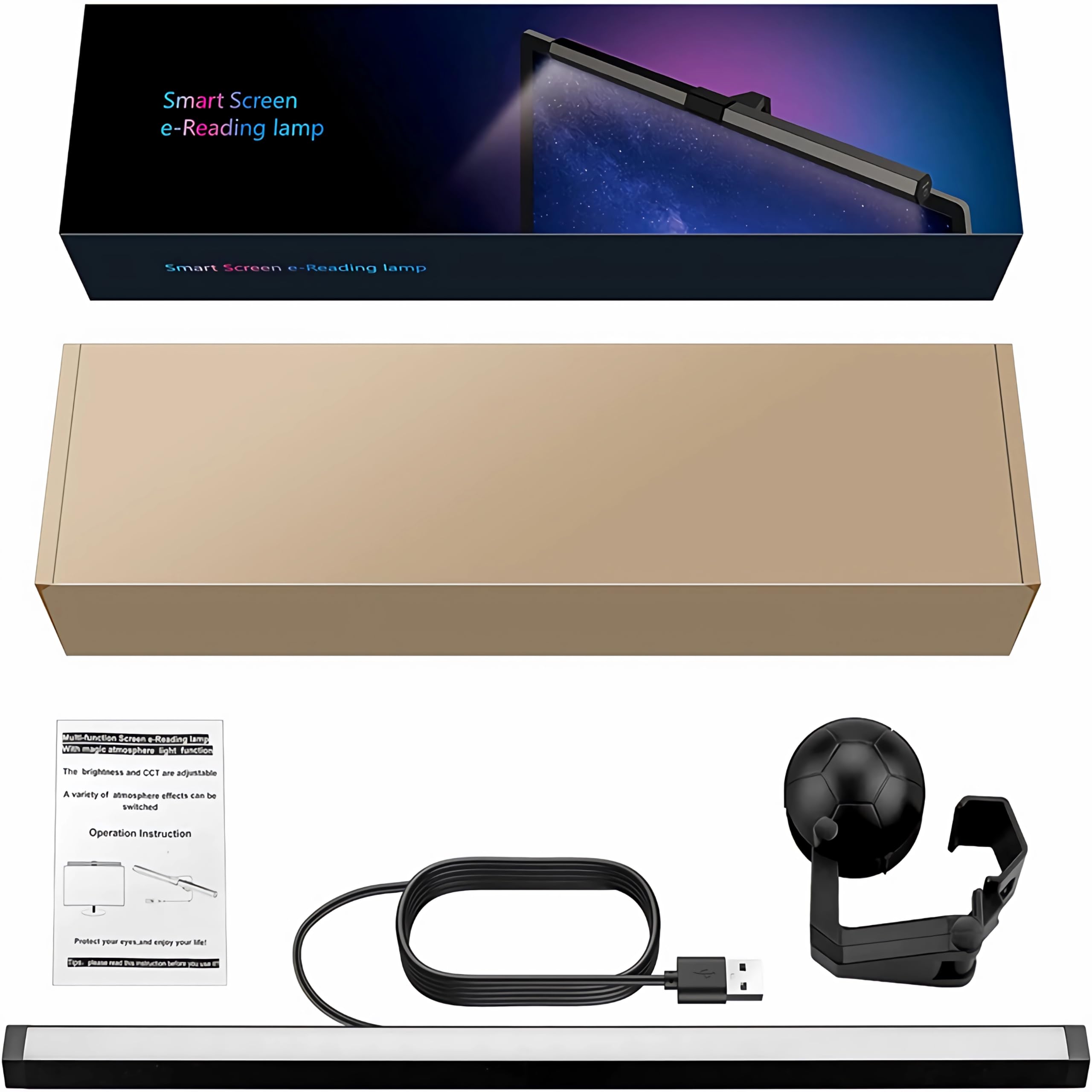 Smart Screen e-Reading lamp

Smart Screen e-Reading lamp

The brightness and CCT are adjustable. A variety of atmosphere effects can be switched.

Operation Instruction

Protect your eyesland enjoy your life!