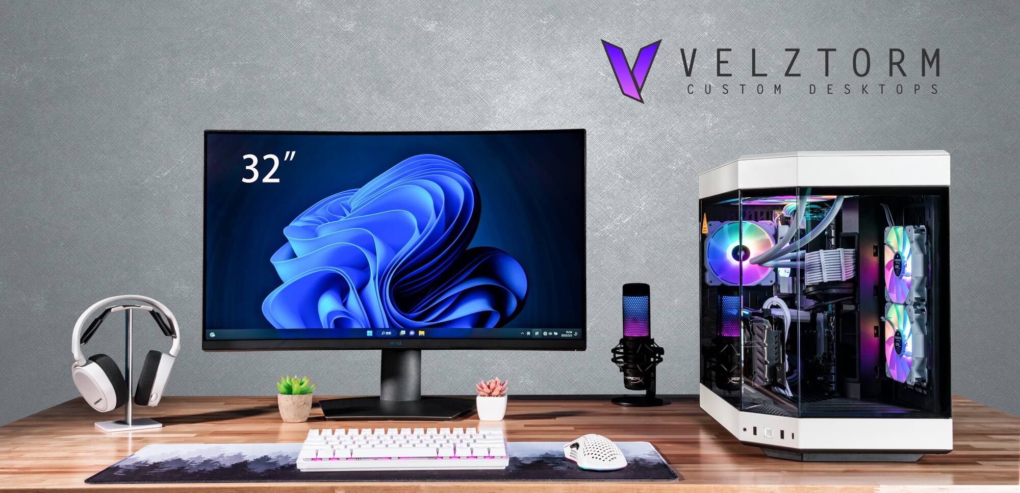 VELZTORM CUSTOM DESKTOPS

32"