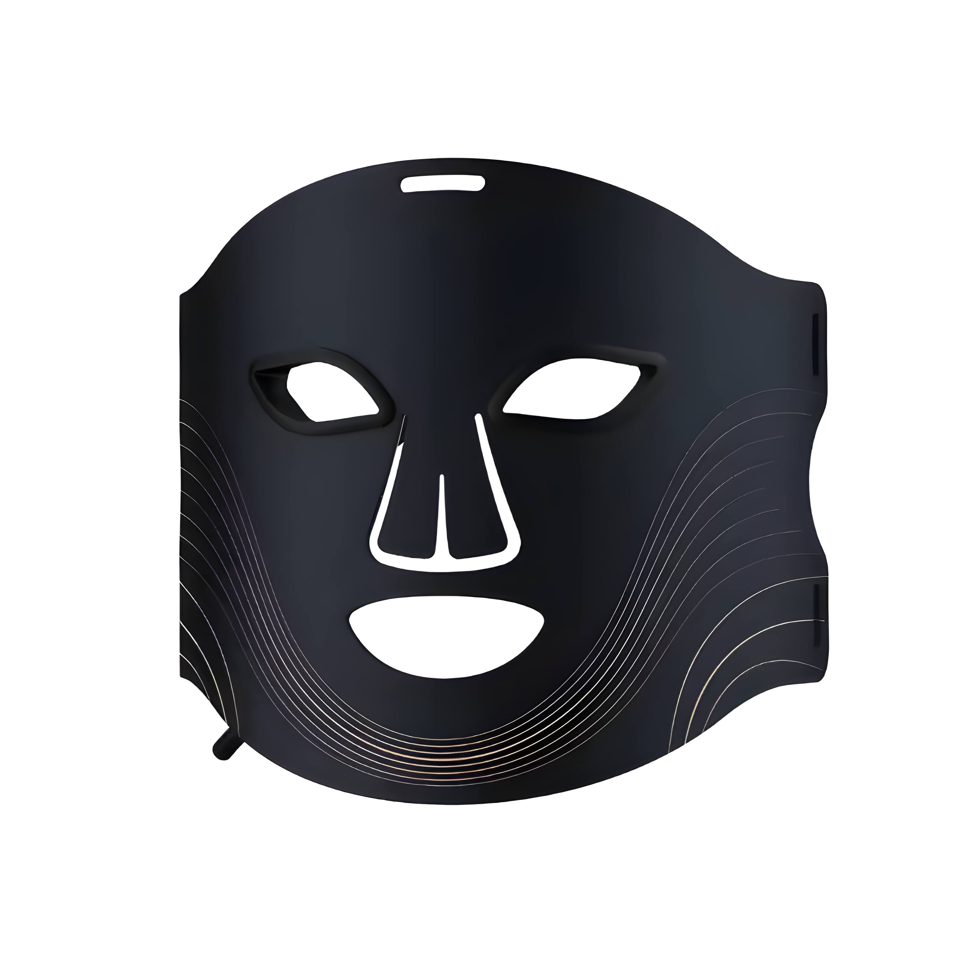 Front. Cluzine - 7-Color LED Light Therapy Mask, Silicone Photon Facial Skin Rejuvenation Device.