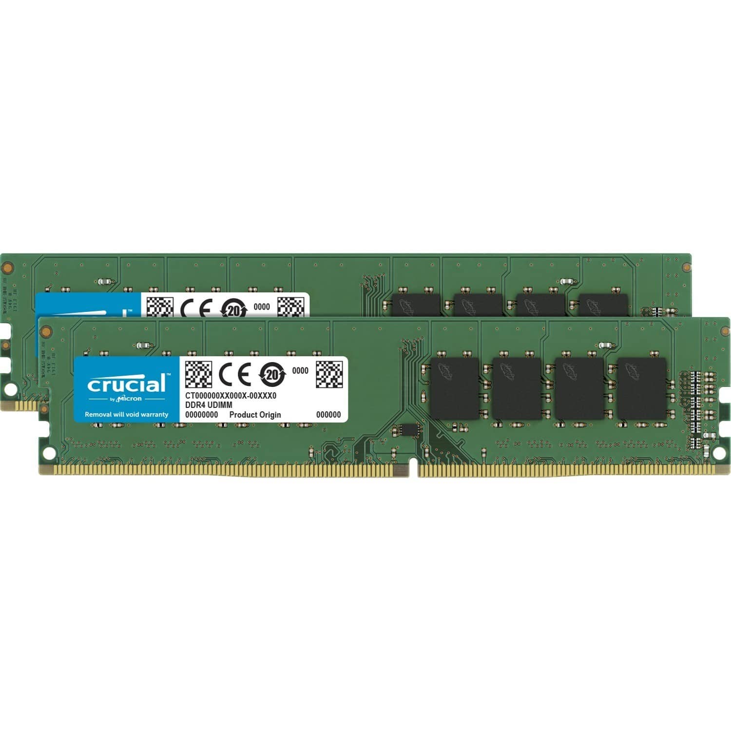 Crucial メモリー DDR4 16GB(8GB×2) Crucial 16GB kit (8GBx2), 288-pin DIMM, DDR4 PC4-19200, at Amazon.com