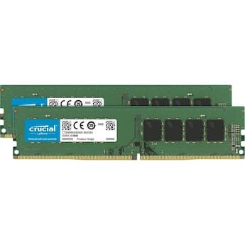 Crucial 16GB (2 x 8GB) 288 Pin PC RAM DDR4 3200 (PC4 25600 Crucial 16GB (2 x 8GB) 288 Pin PC RAM DDR4 3200 (PC4 25600