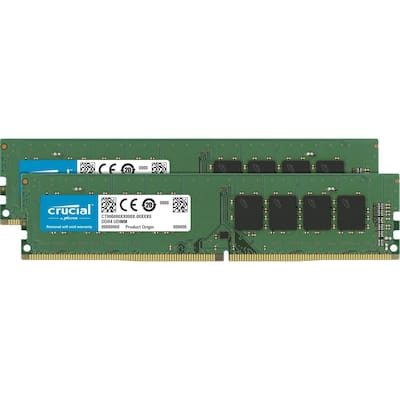 Crucial 16GB (2 x 8GB) 288 Pin PC RAM DDR4 3200 (PC4 25600 Crucial 16GB (2 x 8GB) 288 Pin PC RAM DDR4 3200 (PC4 25600