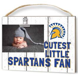 Jardine - San Jose State Spartans 16" x 22" Cutest Little Weathered Logo Frame - White