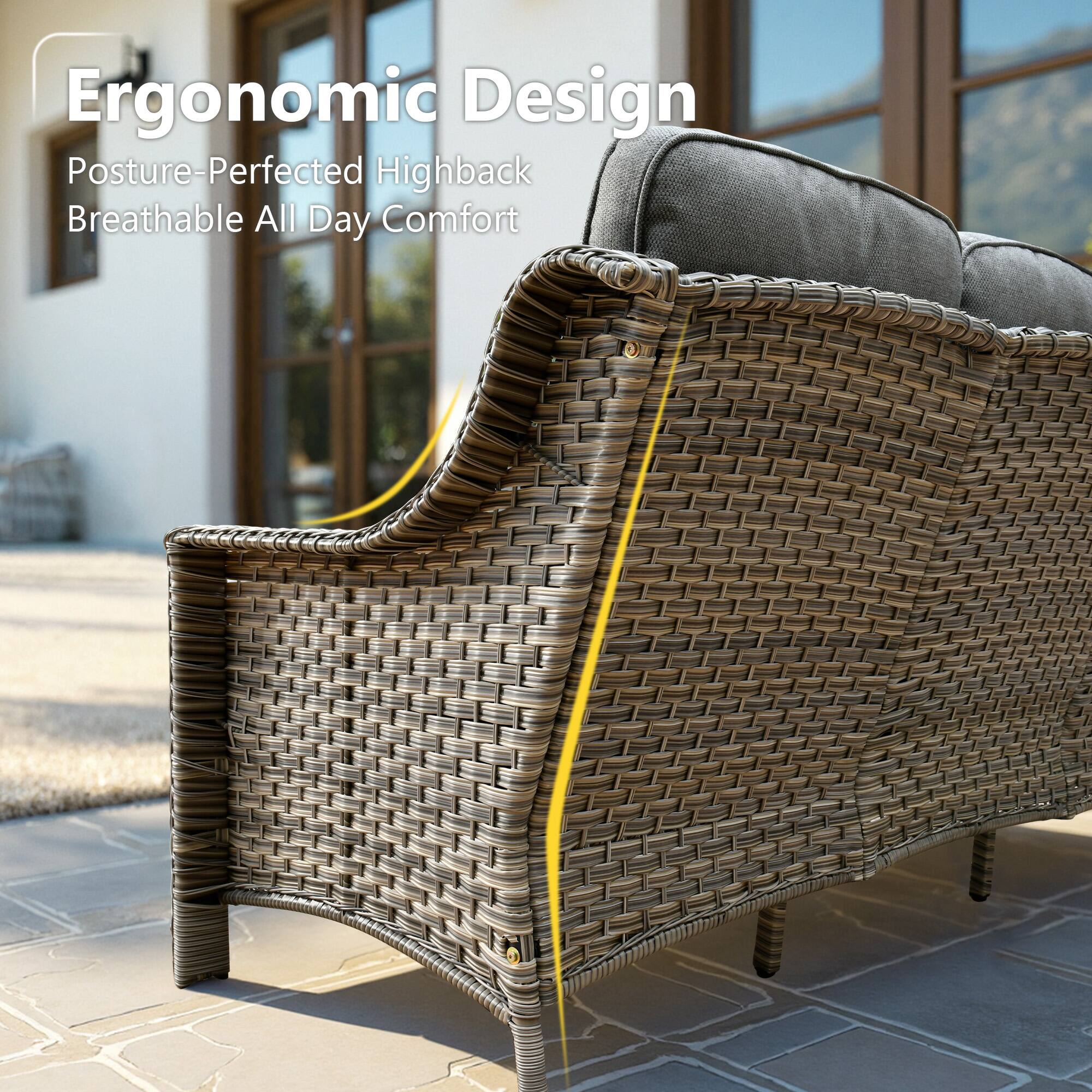 Ergonomic Design  
Posture-Perfected Highback  
Breathable All Day Comfort