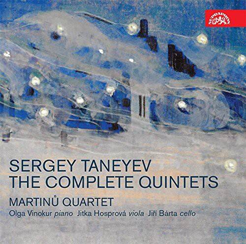 SERGEY TANEYEV  
THE COMPLETE QUINTETS  

MARTINŮ QUARTET  
Olga Vinokur piano  
Jitka Hosičová viola  
Jiří Barta cello