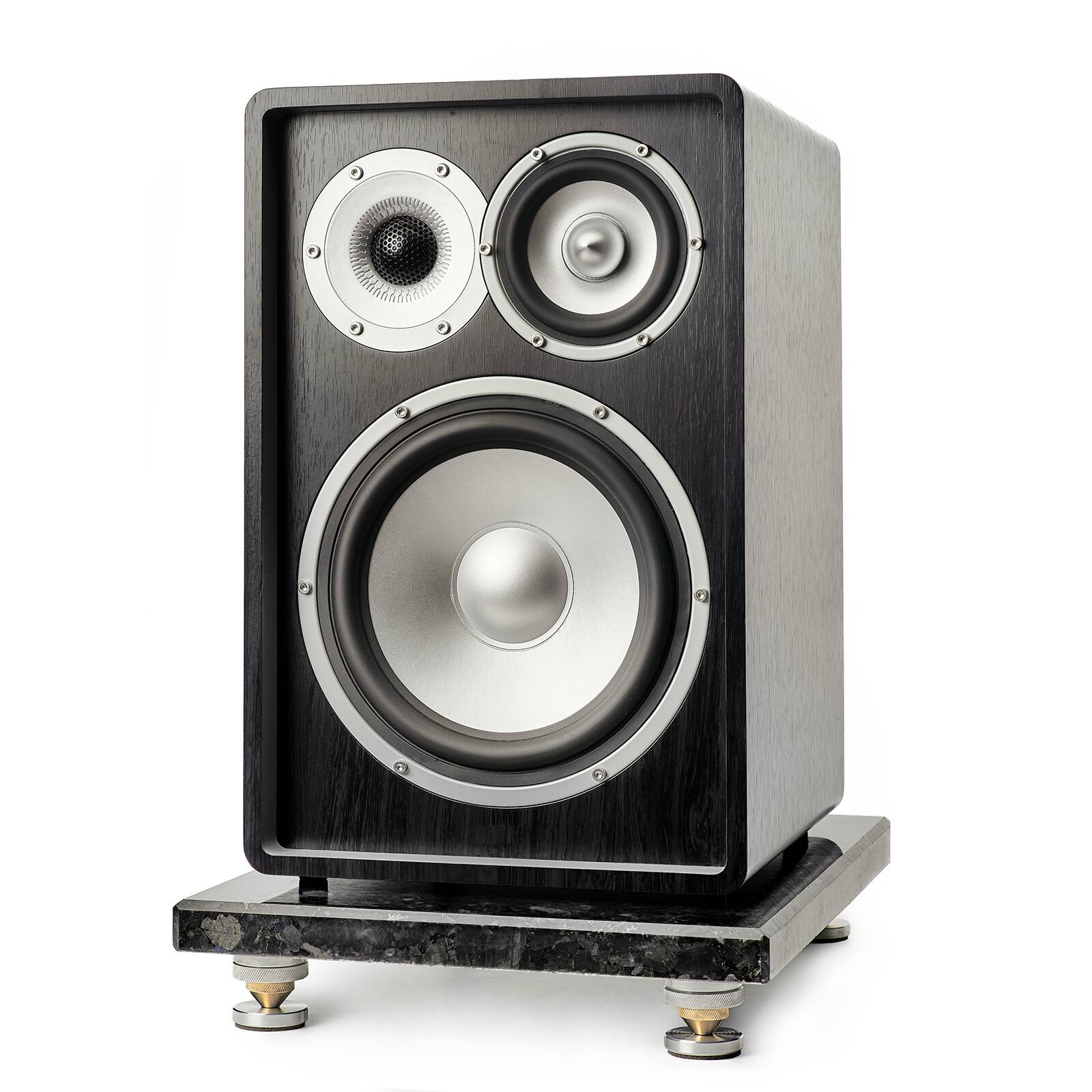 Alt View 4. Unique Bargains - 8pcs Speaker Isolation Feet, 25x5mm Copper Shock Absorption Pad Anti Vibration for Amplifier Audio - Black.