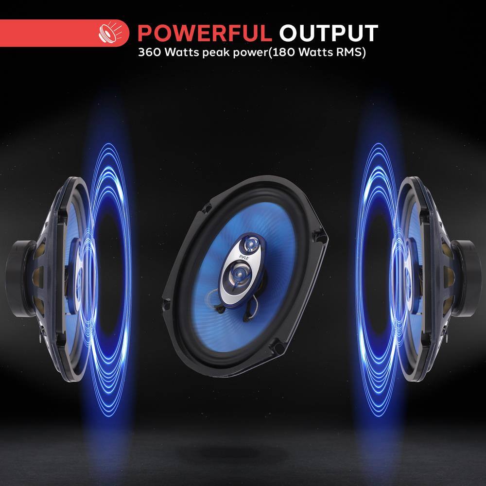 POWERFUL OUTPUT  
360 Watts peak power (180 Watts RMS)