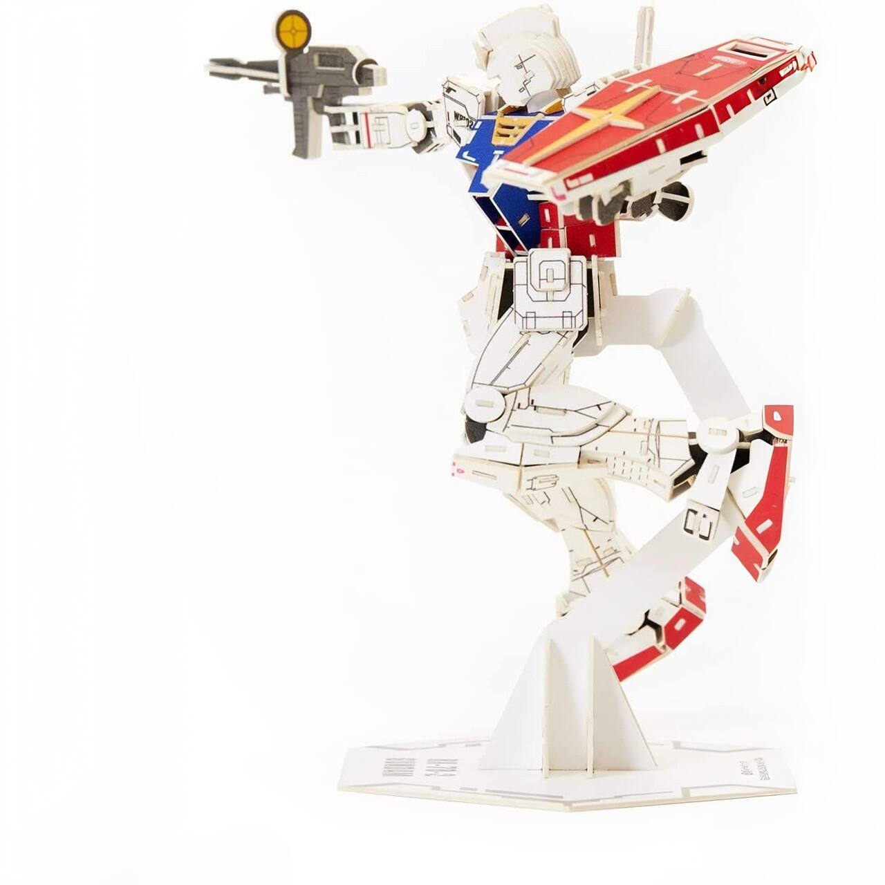 Angle. 3D Puzzle - 3D DIY Puzzle: RX-78-2 Gundam si-gu-mi mobile Suit - 373pcs.