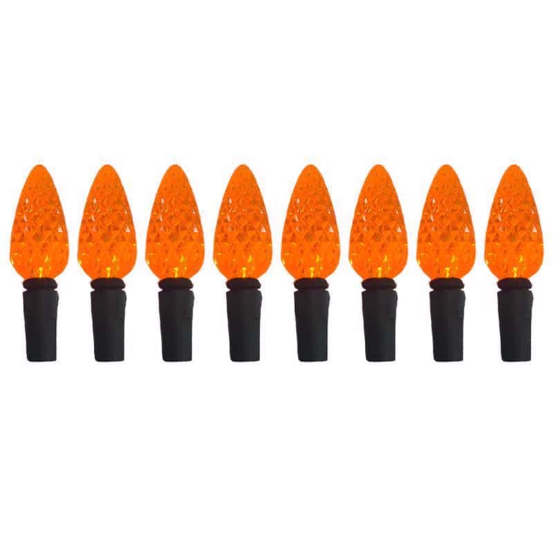 Celebrations - 100 ct 2 in. LED C6 Halloween String Lights - Orange