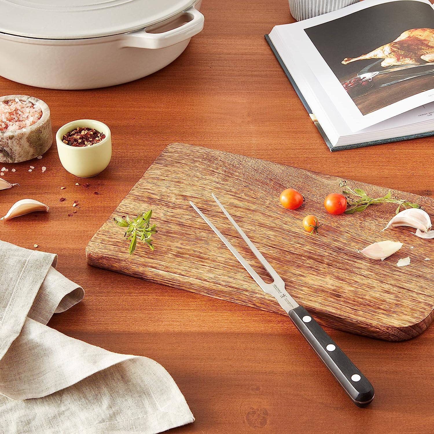 Alt View 2. Henckels - Henckels CLASSIC 7-inch Flat Tine Carving Fork - Stainless Steel.