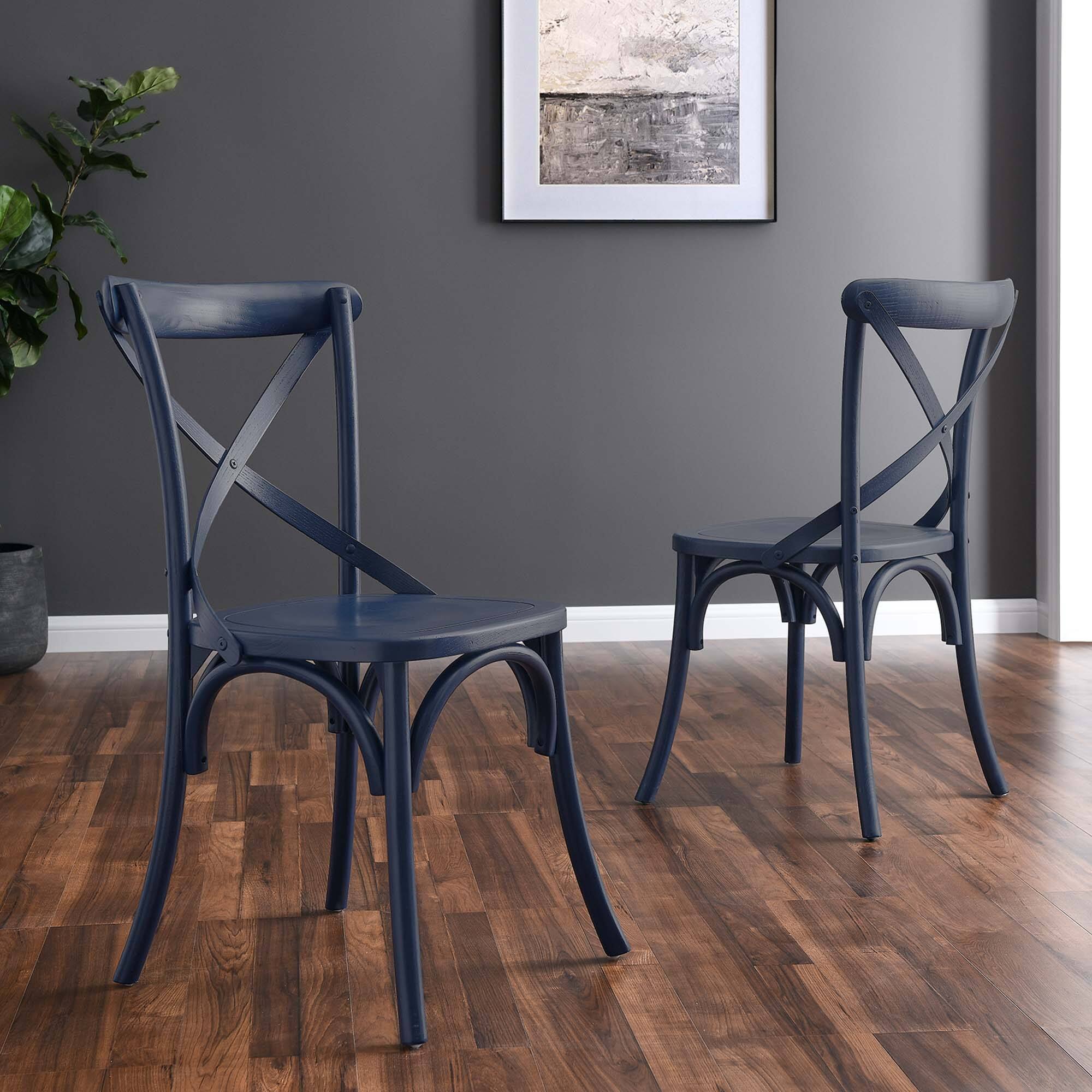 Alt View 5. Modway - Gear Dining Side Chair by Modway - Blue.